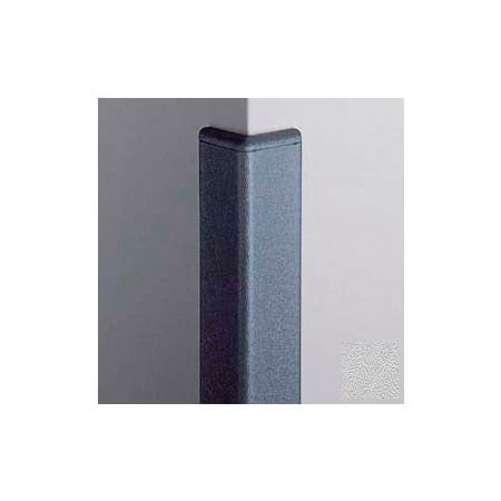 Pawling Surface Mounted Corner Guard 90Deg, 2'' Wings, 12'H W/Caps, Silver Gray CG-20R-12-210